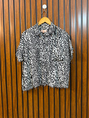 Chest 21  Length 21  Fabric Linen Women's Casual Fashion Top