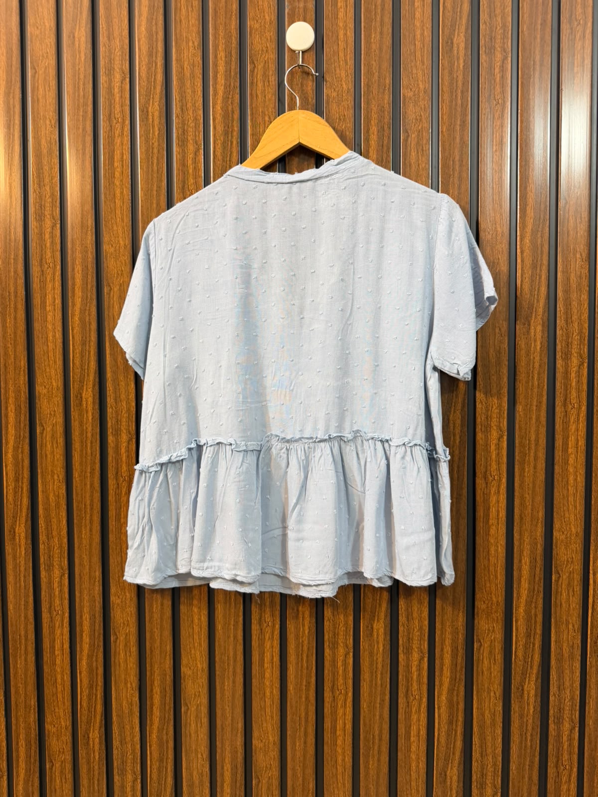 Chest 19  Length 22  Fabric Rayon Women's Casual Western Top