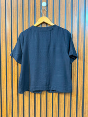 Chest 19  Length 21  Fabric Cotton Silk Branded Women's Chic Top