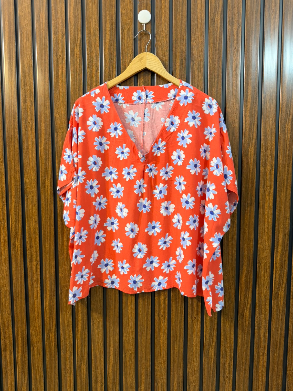 Chest 26 Baggy Style  Length 23  Fabric Linen Western Women's Half Sleeve Casual Wear