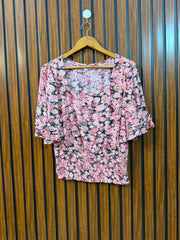Chest 18  Length 21  Fabric Rayon Women's Modern Summer Top