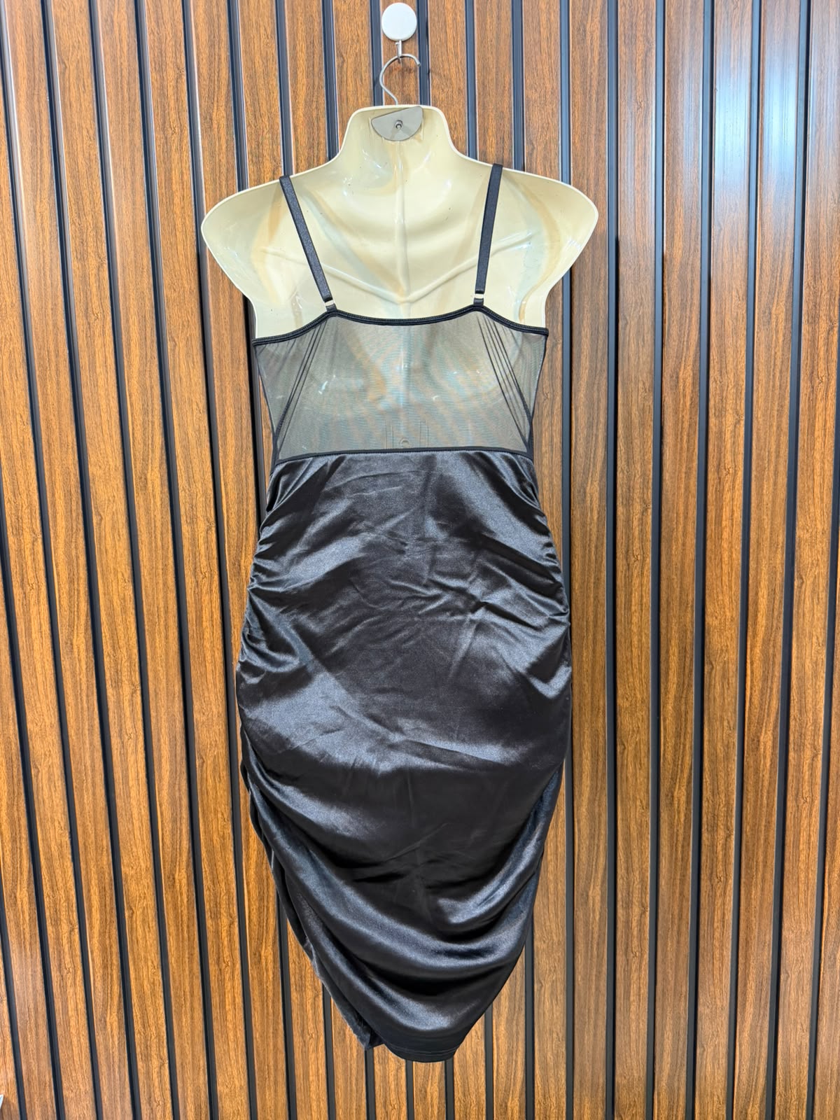 Chest 18  Lenght 33  Fabric silk jersey Trendy Women's Mini Dress
