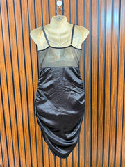 Chest 18  Lenght 33  Fabric silk jersey Trendy Women's Mini Dress