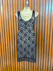 Chest 17  Lenght 33  Fabric net Stylish Women's Mini Dress