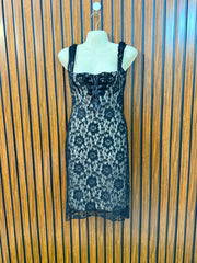 Chest 17  Lenght 33  Fabric net Stylish Women's Mini Dress