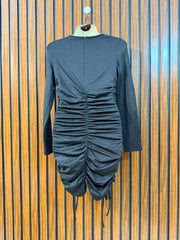 Chest 18  Lenght 26  Fabric silk jersey Elegant Women's Mini Dress