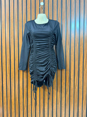 Chest 18  Lenght 26  Fabric silk jersey Elegant Women's Mini Dress