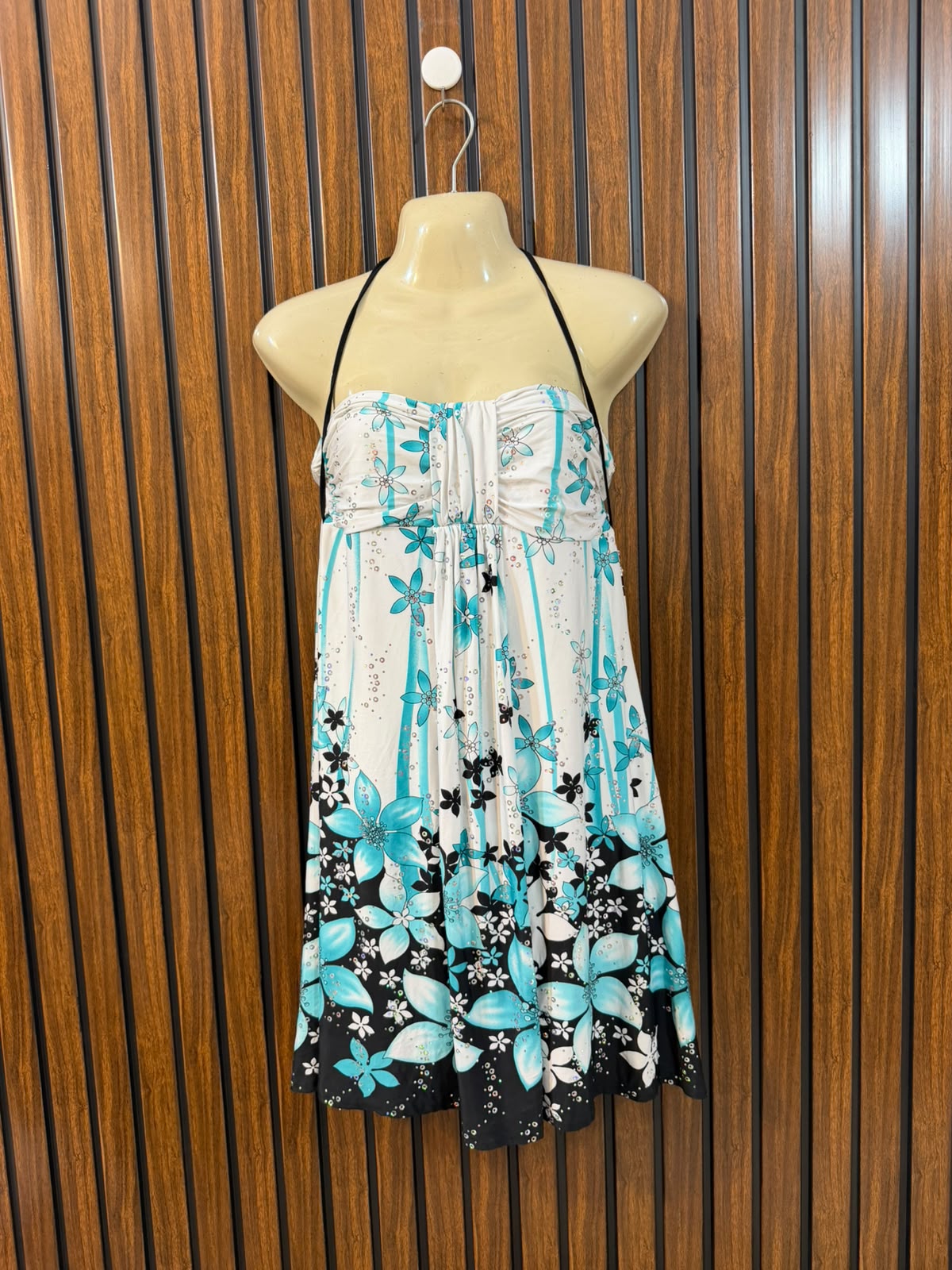 Chest small  Lenght 26  Fabric silk jersey Women's Smart Mini Dress