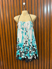 Chest small  Lenght 26  Fabric silk jersey Women's Smart Mini Dress