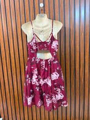 Chest 18  Lenght 33  Fabric chiffon Women's Trend Mini Dress