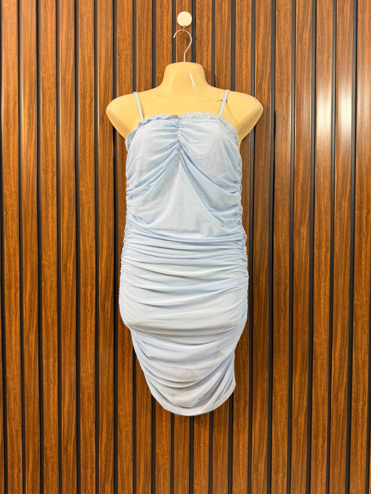 Chest 17  Lenght 31  Fabric net Women's Premium Mini Dress