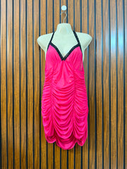 Chest 19  Lenght 30  Fabric net Classic Women's Mini Dress
