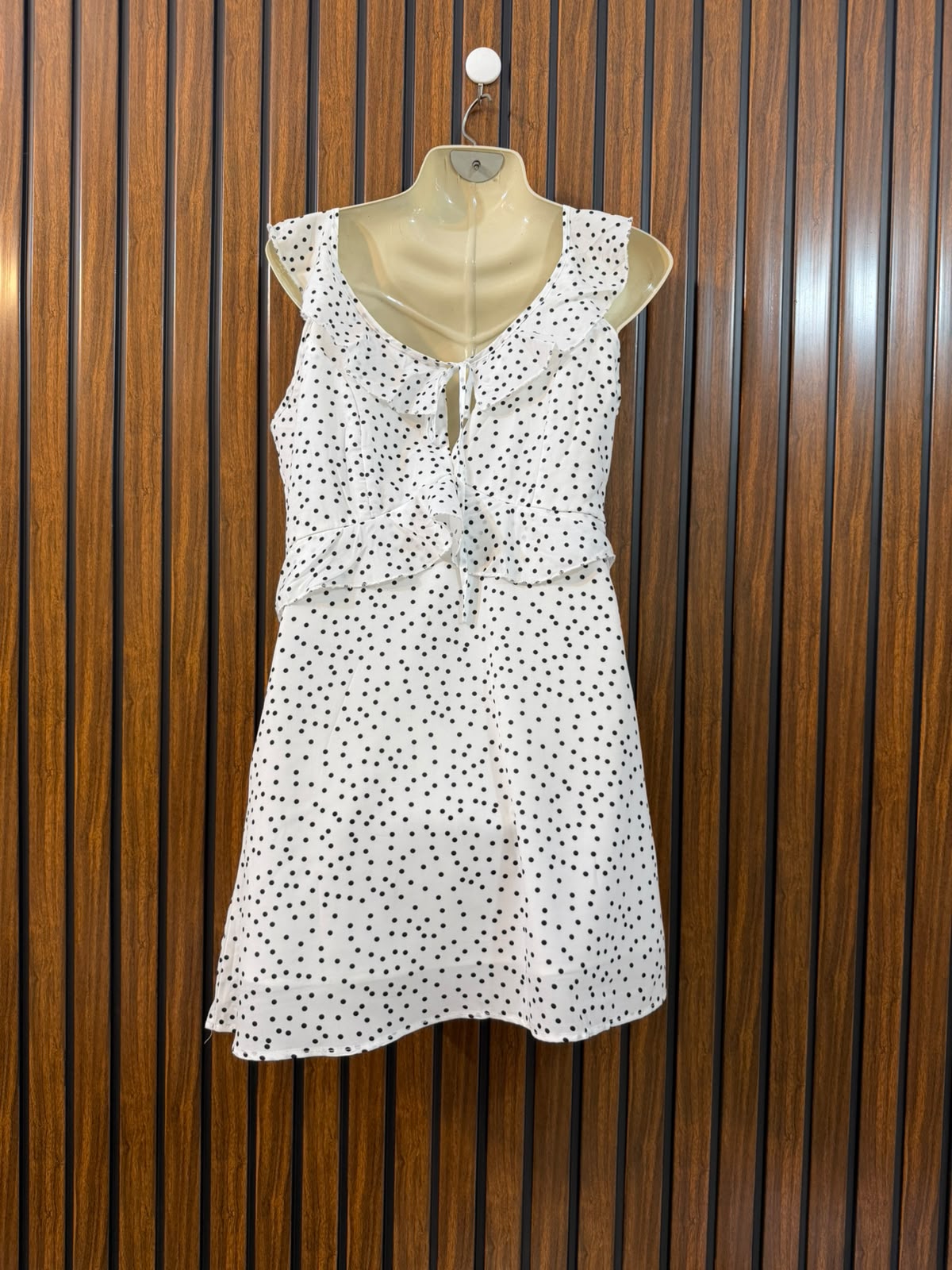 Chest 17  Lenght 29  Fabric silk Ladies' Branded Mini Dress