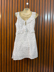 Chest 17  Lenght 29  Fabric silk Ladies' Branded Mini Dress