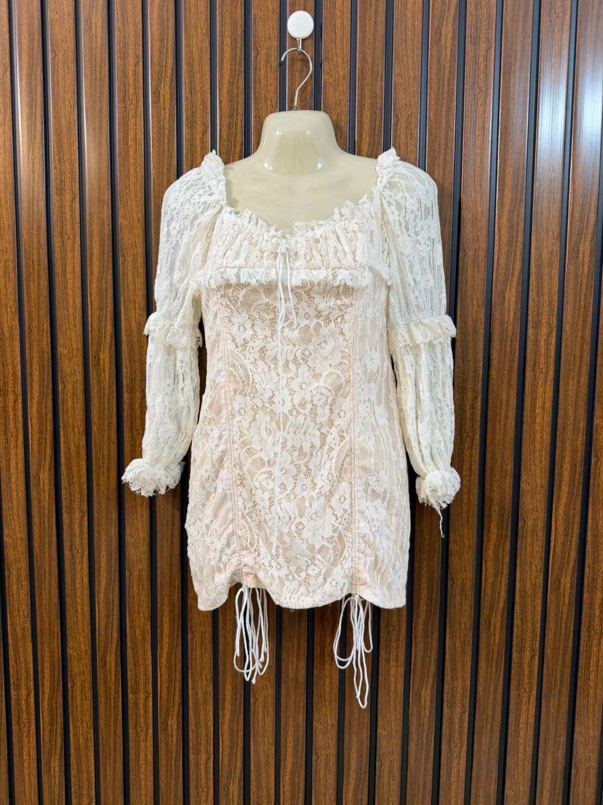 Chest 18  Lenght 23  Fabric net Women's Modern Mini Dress