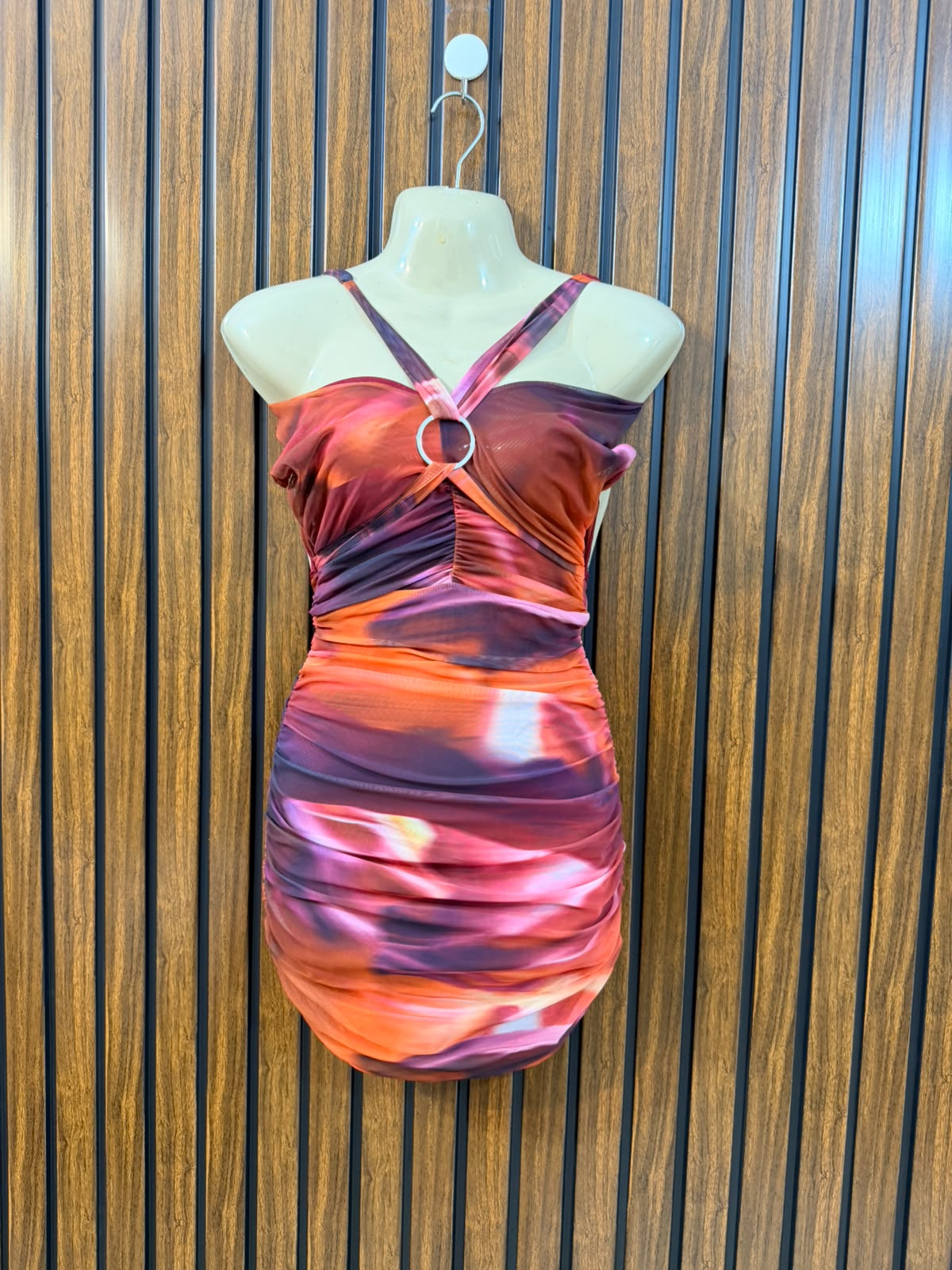 Chest extra small  Lenght 26  Fabric net Women's New Arrival Mini Dress