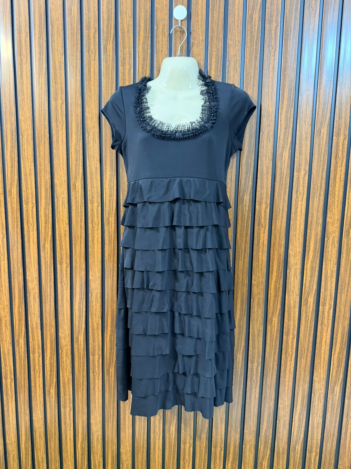 Chest 20  Lenght 36  Fabric silk jersey Fashionable Women's Mini Dress