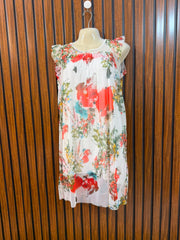 Chest 23  Lenght 32  Fabric net Women's Modern Mini Dress