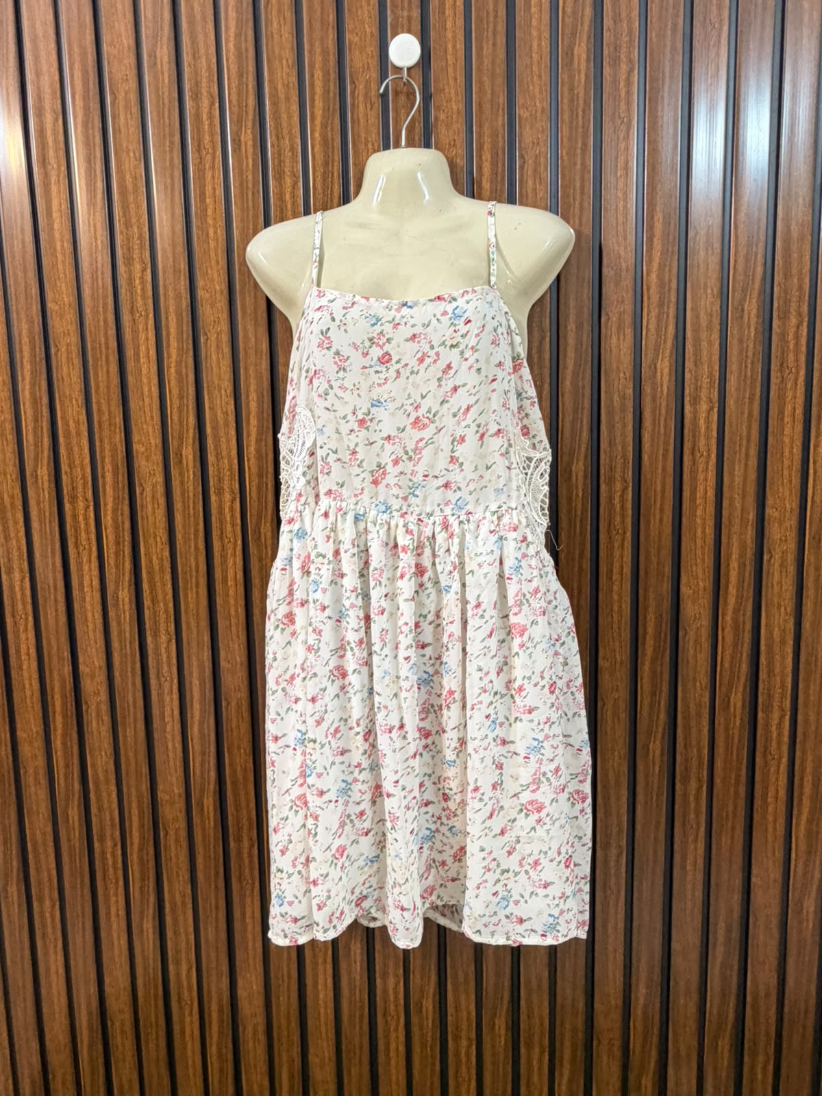 Chest 19  Lenght 33  Fabric chiffon Women's Elegant Mini Dress
