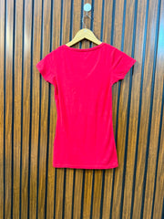 Chest 16  Length 23 Women's Everyday T-Shirt