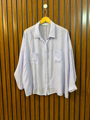 Chest small  baggy style  Lenght 25  Fabric cotton silk Stylish Women's Full Sleeve Top