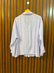 Chest small  baggy style  Lenght 25  Fabric cotton silk Stylish Women's Full Sleeve Top