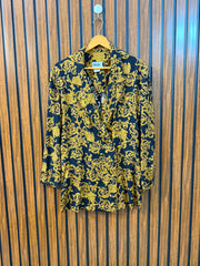 Chest 20  Lenght 27  Fabric linen Women's Fashion Full Sleeve Top