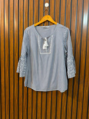 Chest 20  Lenght 25  Fabric cotton Branded Ladies Full Sleeve Top