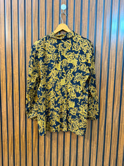 Chest 20  Lenght 27  Fabric linen Women's Fashion Full Sleeve Top