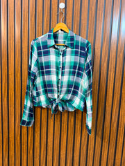Chest 18  Lenght 19  Fabric linen Women's Full Sleeve Casual Top