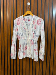 Chest 18  Lenght 24  Fabric rayon Women's Everyday Full Sleeve Top
