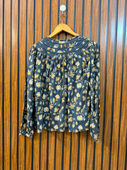 Chest 19  Lenght 22  Fabric linen Branded Women's Stylish Top