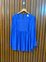 Chest 19  Lenght 27  Fabric Rayon Women's Full Sleeve Outfit Top