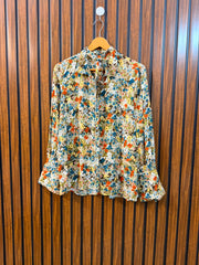 Chest 19  Lenght 24  Fabric linen Women's Trend Full Sleeve Top