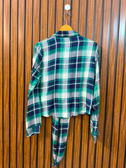 Chest 18  Lenght 19  Fabric linen Women's Full Sleeve Casual Top