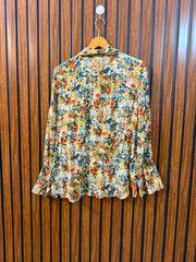 Chest 19  Lenght 24  Fabric linen Women's Trend Full Sleeve Top