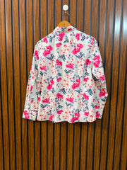 Chest 21  Lenght 23.5  Fabric cotton silk Women's Modern Western Top