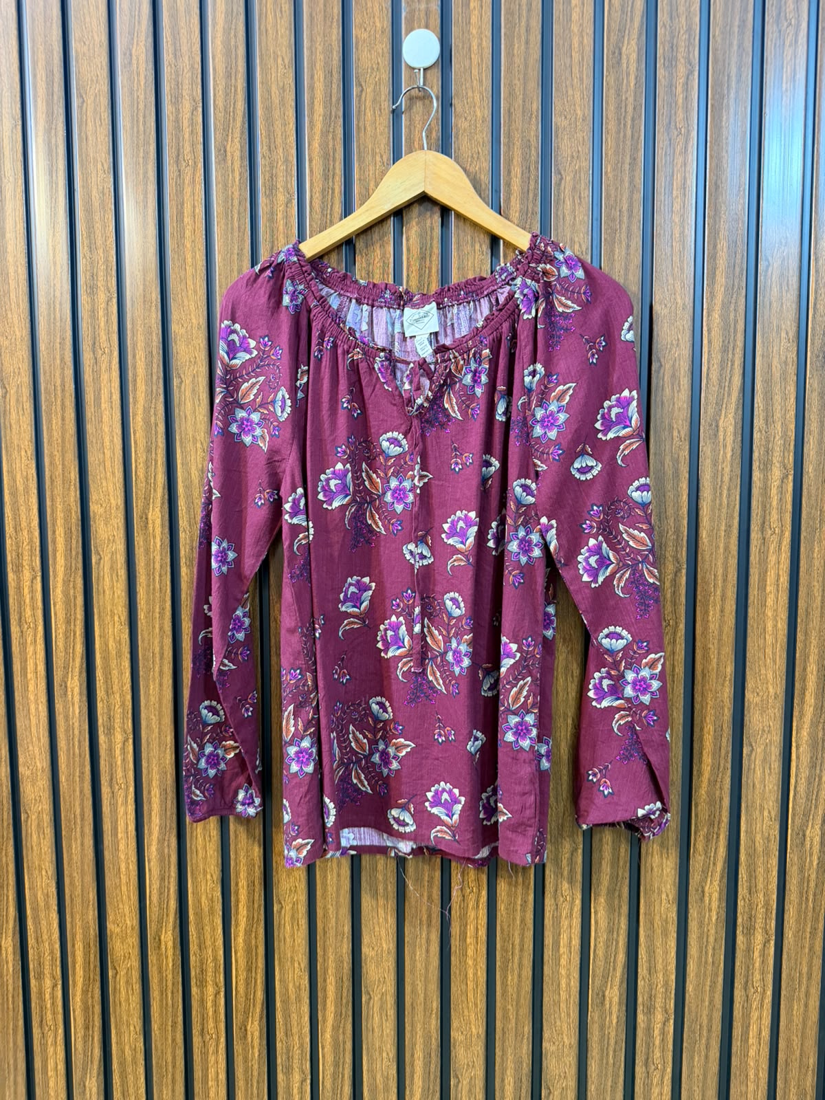 Chest 19  Lenght 23.5  Fabric cotton Women's Full Sleeve Comfort Top