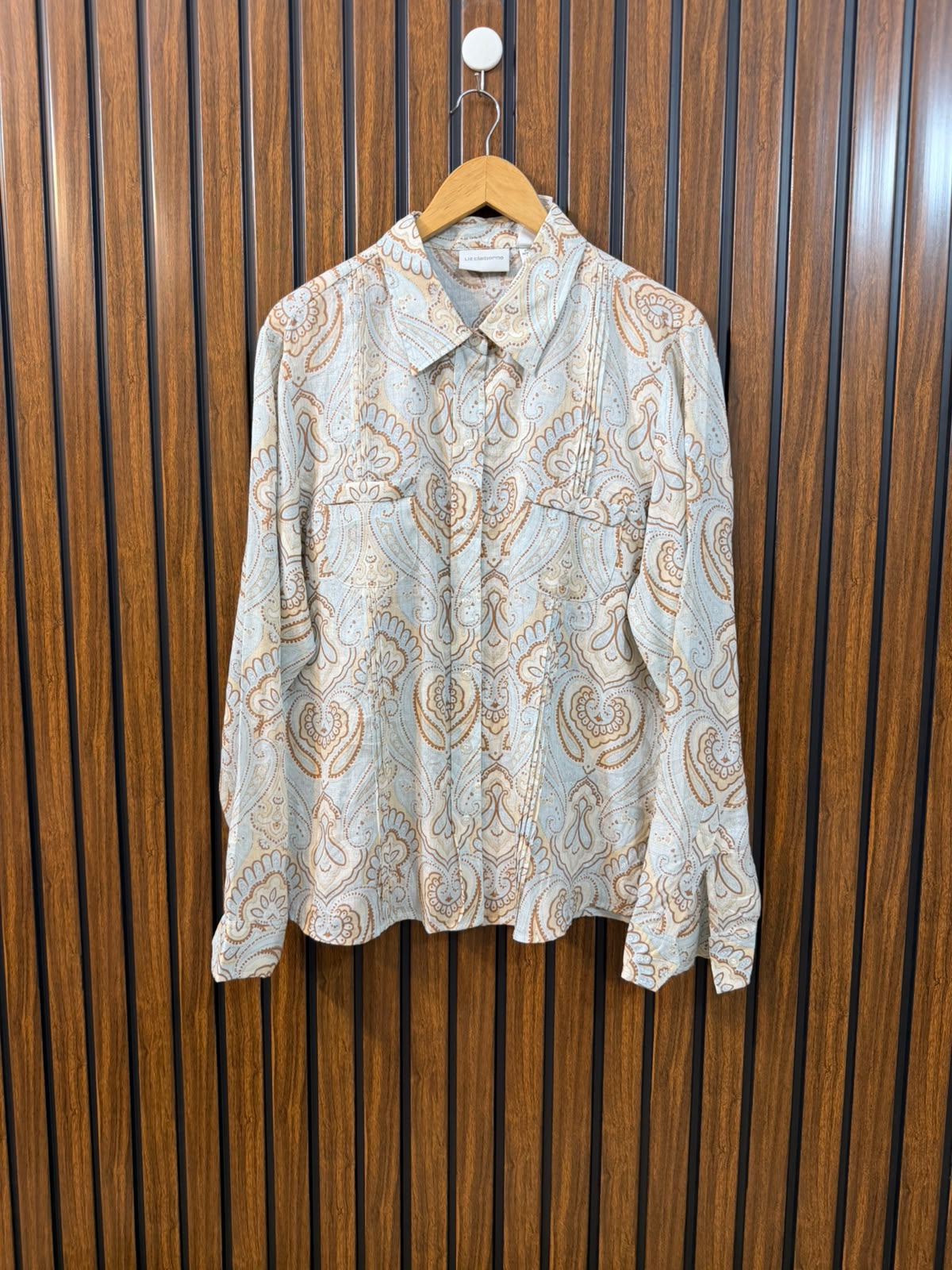 Chest 20  Lenght 26  Fabric linen Women's Full Sleeve Daily Top