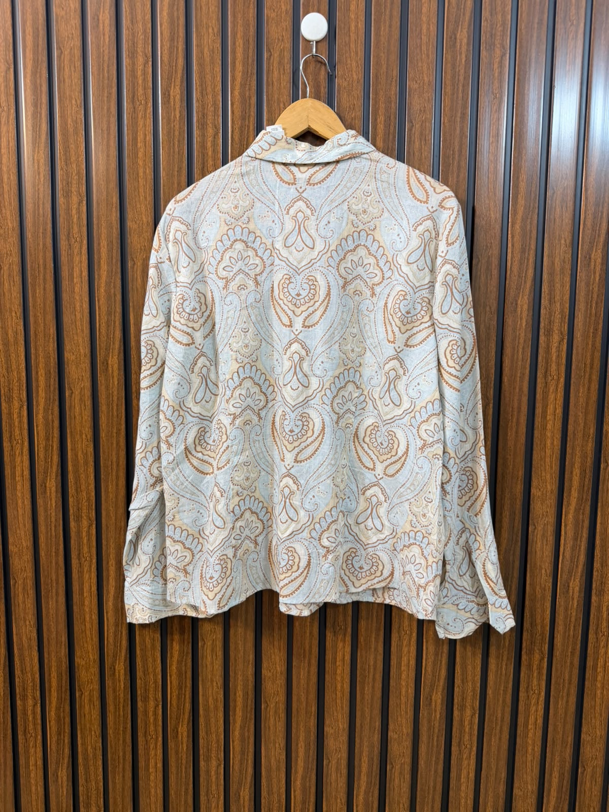 Chest 20  Lenght 26  Fabric linen Women's Full Sleeve Daily Top