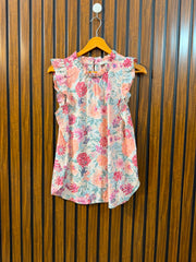 Chest 19  Length 25  Fabric Silk Women's Classic Sleeveless Top