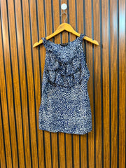 Chest 18  Length 24  Fabric Linen Branded Ladies Sleeveless Top