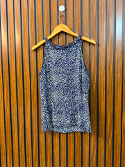 Chest 18  Length 24  Fabric Linen Branded Ladies Sleeveless Top