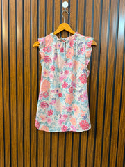 Chest 19  Length 25  Fabric Silk Women's Classic Sleeveless Top