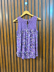 Chest 19  Length 23  Fabric Rayon Trendy Women's Sleeveless Top