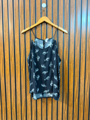 Chest 20  Length 24  Fabric Linen Women's Modern Western Top