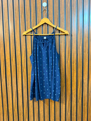 Chest 19  Length 25  Fabric Linen Women's Smart Casual Top