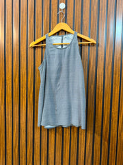 Chest 18  Length 23 To 24  Fabric Linen Women's Western Casual Top