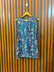 Chest 22  Length 27  Fabric Chiffon Women's Sleeveless Collection Top