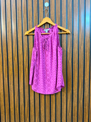 Chest 18  Length 22  Fabric Linen Women's Premium Casual Top